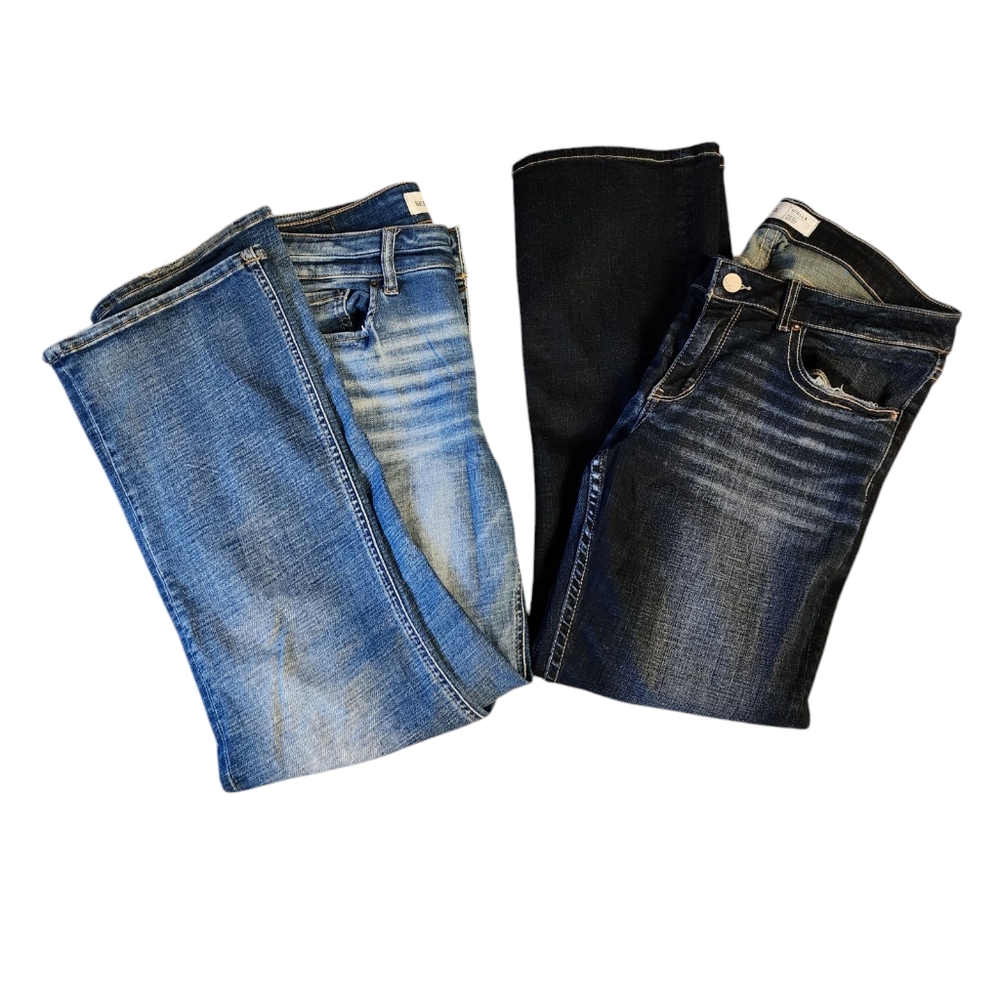 BKE 2 pair Stella jeans 32 x 29.5
